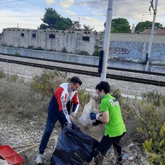 Volontari di Puliamo Terlizzi in azione