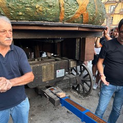 Spostamento del Carro Trionfale dal Lamione-giovedì 7 agosto 2025