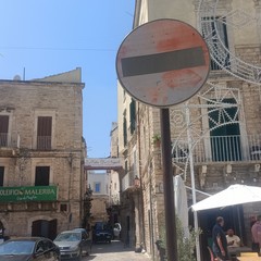 Divieto di accesso, via De Napoli