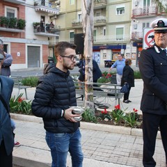 Intitolazione giardini di piazza Europa alla vittime dell'incidente ferroviario del 12 luglio 2016.