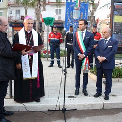 Intitolazione giardini di piazza Europa alla vittime dell'incidente ferroviario del 12 luglio 2016.