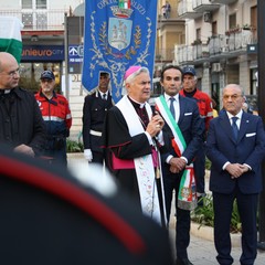 Intitolazione giardini di piazza Europa alla vittime dell'incidente ferroviario del 12 luglio 2016.