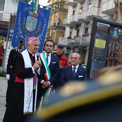 Intitolazione giardini di piazza Europa alla vittime dell'incidente ferroviario del 12 luglio 2016.