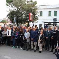 Intitolazione giardini di piazza Europa alla vittime dell'incidente ferroviario del 12 luglio 2016.
