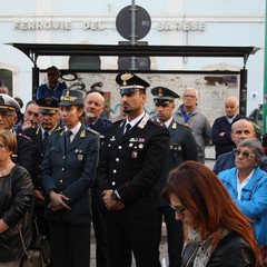 Intitolazione giardini di piazza Europa alla vittime dell'incidente ferroviario del 12 luglio 2016.