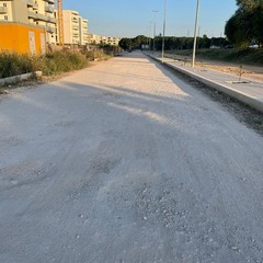 Strada sterrata in I trav via Giovinazzo