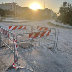 Strada sterrata in I trav via Giovinazzo