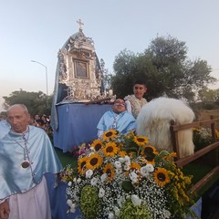 Arrivata a Terlizzi in processione l’icona di Maria Santissima di Sovereto