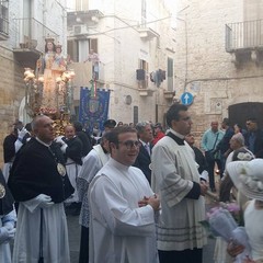 Madonna del Rosario in processione