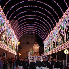 PROCESSIONE CON IL CARRO FLOREALE JPG