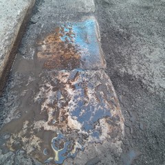 Ripristino asfalto lavori Aqp