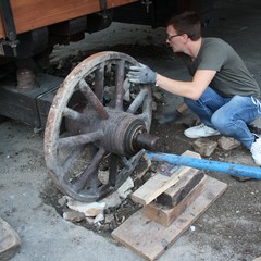 Spostamento del carro Trionfale dal Lamione