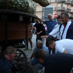 Spostamento del carro Trionfale dal Lamione