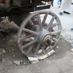 Spostamento del carro Trionfale dal Lamione