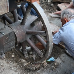 Spostamento del carro Trionfale dal Lamione