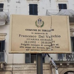 Targa commemorativa Francesco del Vecchio