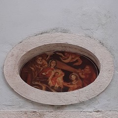 Tondo raffigurante la Sacra Famiglia