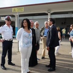 Visita pastorale del vescovo Cornacchia al Mercato dei fiori e Ortofrutticolo