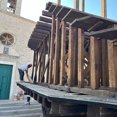 Costruzione del Carro Trionfale 2025
