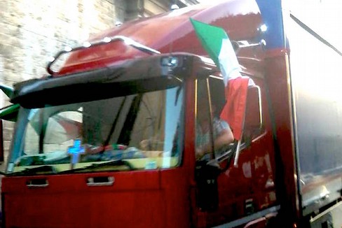 camion italia festeggiamenti caroselli