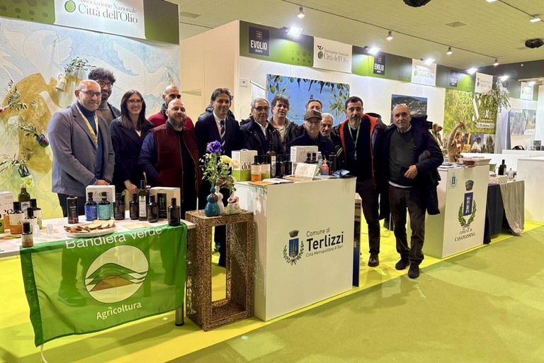 Lo stand del Comune di Terlizzi ad Evolio Expo