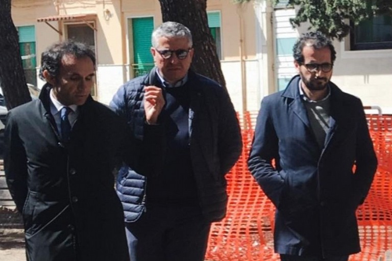 I fratelli Gemmato con Allegretti