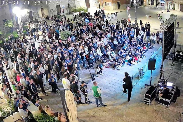 Piazza Cavour - finale Champions League