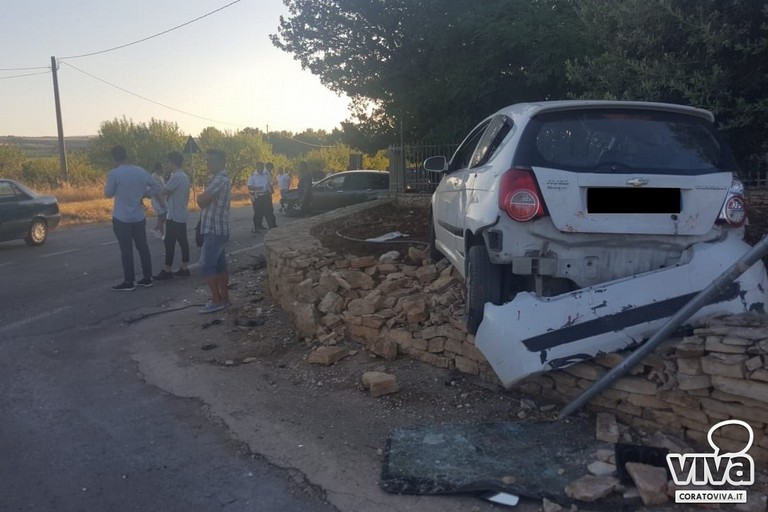 L'incidente stradale avvenuto sulla strada provinciale 234