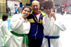 I terlizzesi Luca e Antonella sul podio del karate pugliese