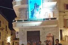 Benedetto il quadro della Madonna del Rosario in largo Lago Dentro