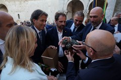 Il sindaco di Terlizzi saluta il Prefetto di Bari per il suo pensionamento