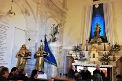 Presentato a Terlizzi  il restauro delle statue di San Bonaventura e San Bernardino da Siena