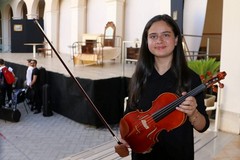 Florangela D'Elia, la violinista che frequenterà insieme liceo e università