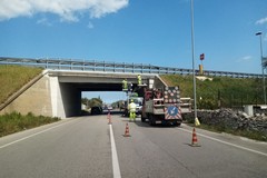Rallentamenti sulla Terlizzi-Molfetta per lavori ad un ponte autostradale