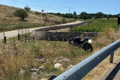 Centauro di Terlizzi fuori strada sulla Corato-Castel del Monte