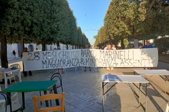 Protesta a Terlizzi per il Parco Marinelli chiuso