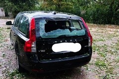 Grandinata violentissima su Terlizzi: danni a colture e auto