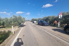 Impatto con un’auto sulla Terlizzi-Giovinazzo, motociclista in ospedale