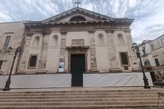 Lavori in corso alla chiesa di Santa Maria di Sovereto