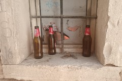 Bottiglie vuote di birra disseminate per Terlizzi
