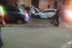 Schianto tremendo in centro a Terlizzi: 4 auto coinvolte
