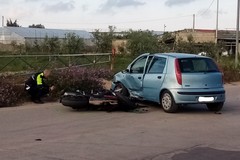 Incidente sulla provinciale Terlizzi-Giovinazzo: in codice rosso un motociclista