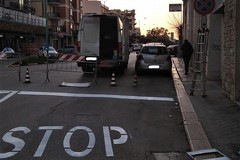 Nuova segnaletica stradale in via Giovinazzo