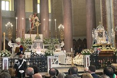Mons. Domenico Cornacchia durante il pontificale a Terlizzi:«Maria come Stella Maris»