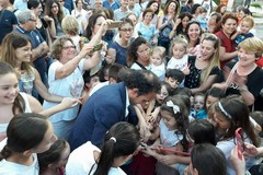Il sindaco inaugura un'altra area giochi per bambini in via Sanremo - LE FOTO