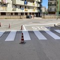 A Terlizzi in corso i lavori di rifacimento della segnaletica stradale - FOTO