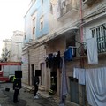 Principio d'incendio in un'abitazione