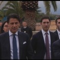 Il premier Giuseppe Conte in visita alla ITEL di Ruvo di Puglia