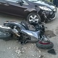 Ultim'ora: scontro tra un'auto ed uno scooter lungo la Terlizzi-Ruvo / FOTO