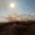 Incendio in via Chicoli: intervegono Polizia Locale e Vigili del Fuoco (VIDEO e FOTO)